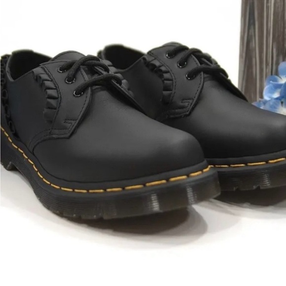 NWT Dr. Martens 1461 women Frill Nappa leather Oxford  size 8 - Picture 3 of 8